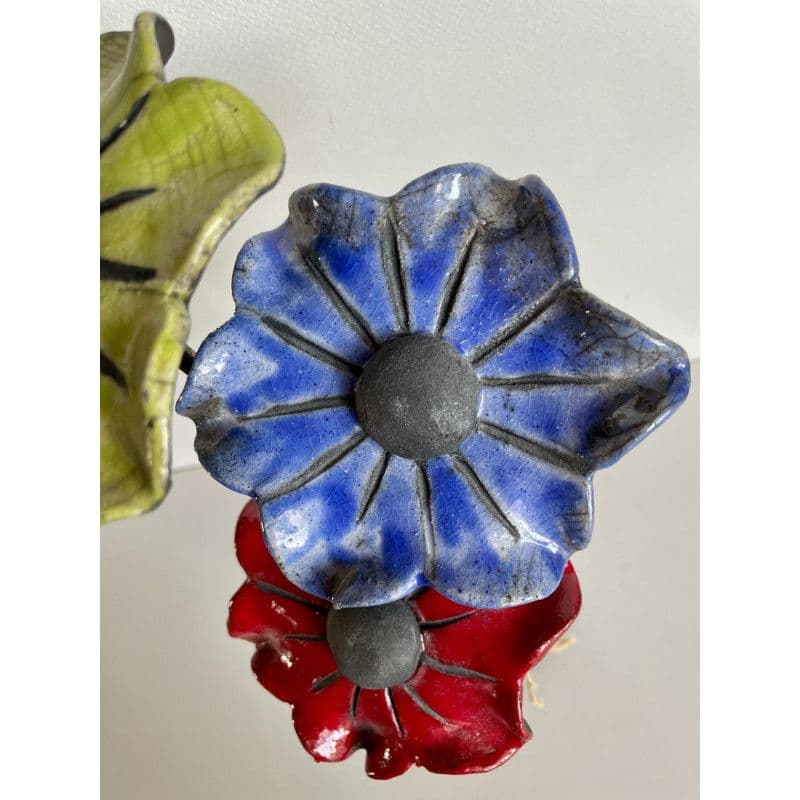 Floral Composition Raku Ceramic — 3