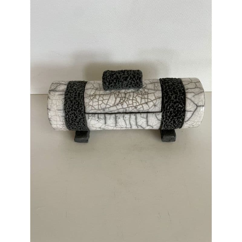 "Christina" Box in Raku Ceramic — 3