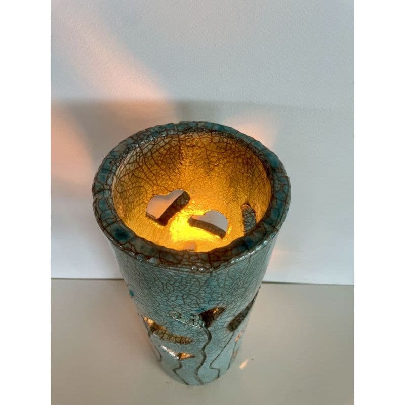 Lamp "Forêt" Raku Ceramic — 4