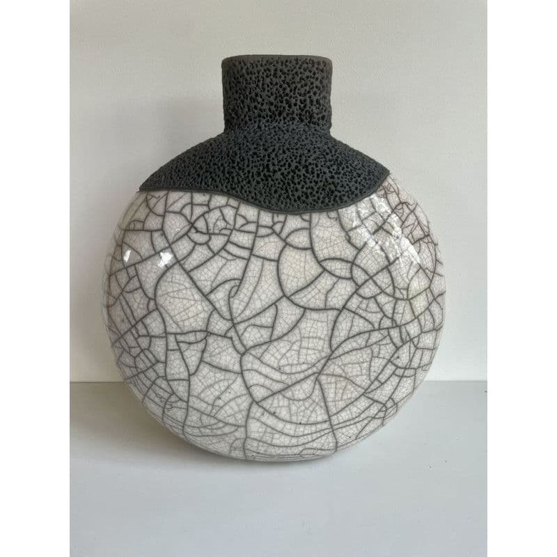 Grand Pièce Décorative Céramique Raku — 2