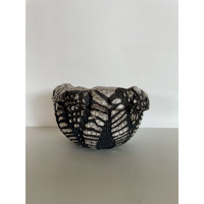 Bowl “Dentelle” Ceramic Raku — 2