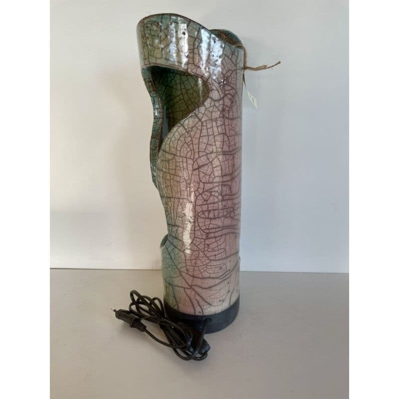 Lampe "Sofia" Céramique Raku bicolore — 6