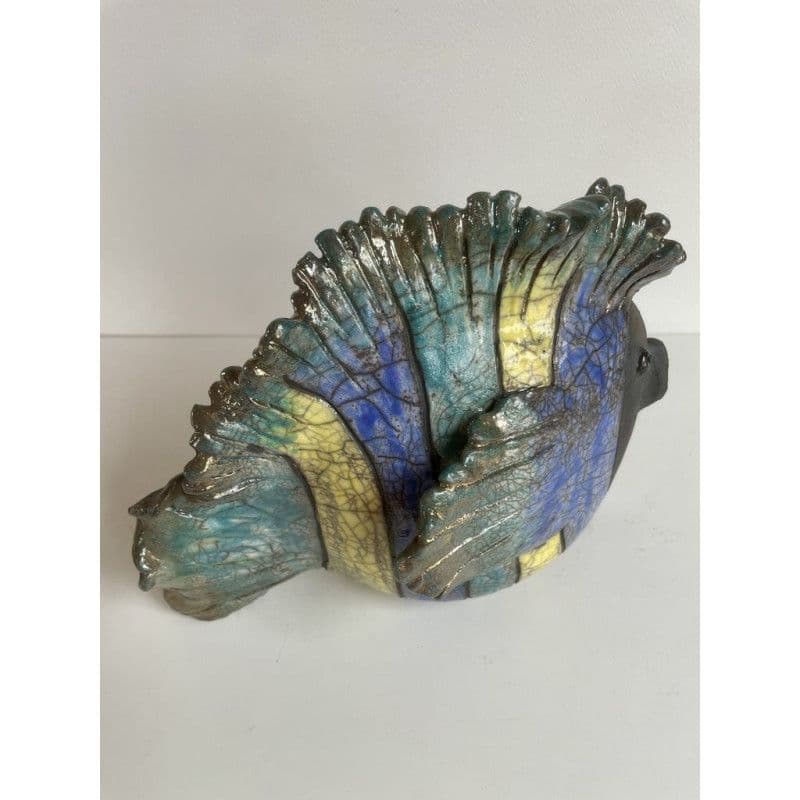 Poisson "Irisé" Moyen Modèle Céramique Raku — 8