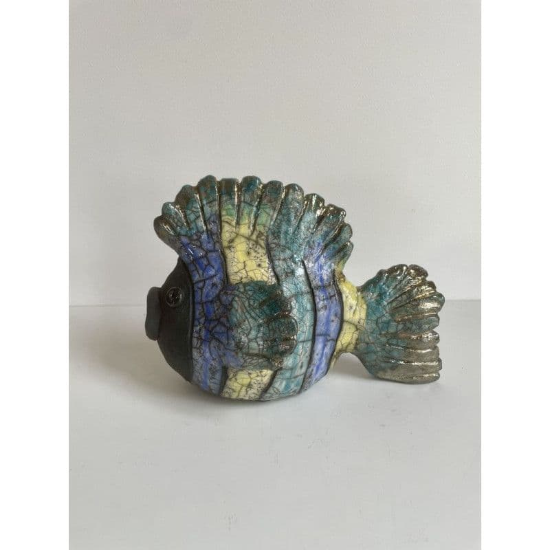 Poisson "Irisé" Céramique Raku — 1