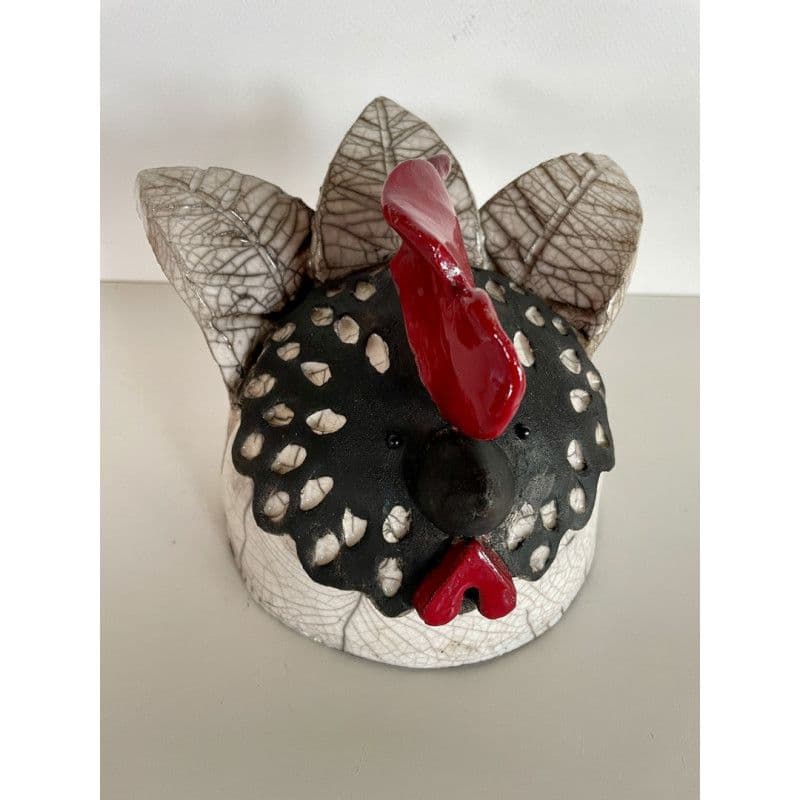 Poule couveuse céramique raku — 1