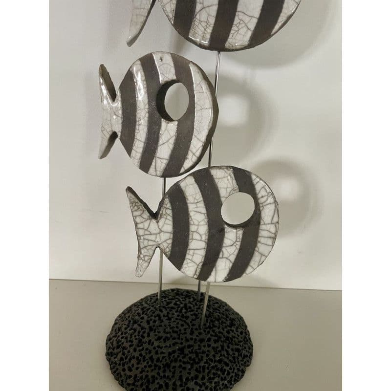 Banc de Poissons Céramique Raku — 5