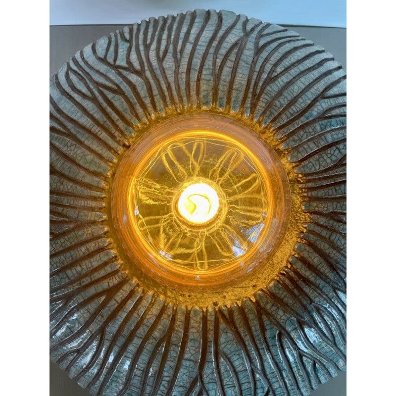 Lampe "Atole" Céramique Raku Bleu/turquoise — 2