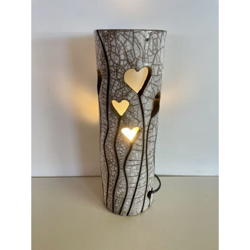 Heart Lamp in Raku Ceramic — 5