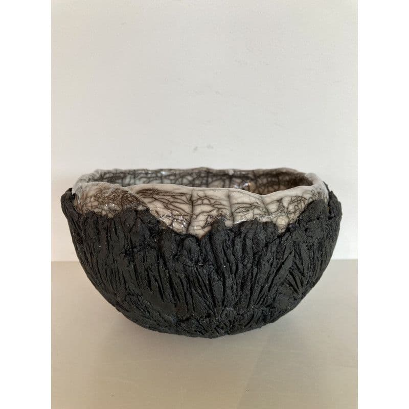 Large "Sylvia" Raku Ceramic Bow — 3