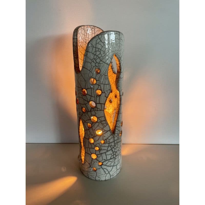 Lamp "Douce" Raku Ceramic — 4