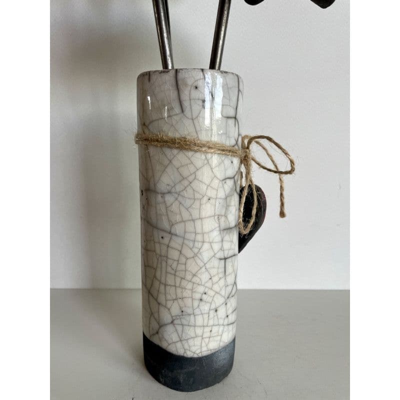 Floral Composition Raku Ceramic — 6