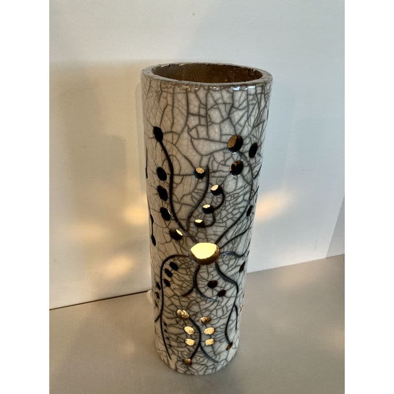 Lampe "Soleil" Céramique Raku — 8