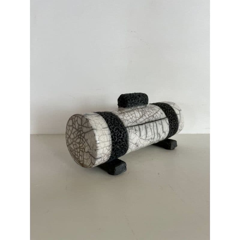 "Christina" Box in Raku Ceramic — 6