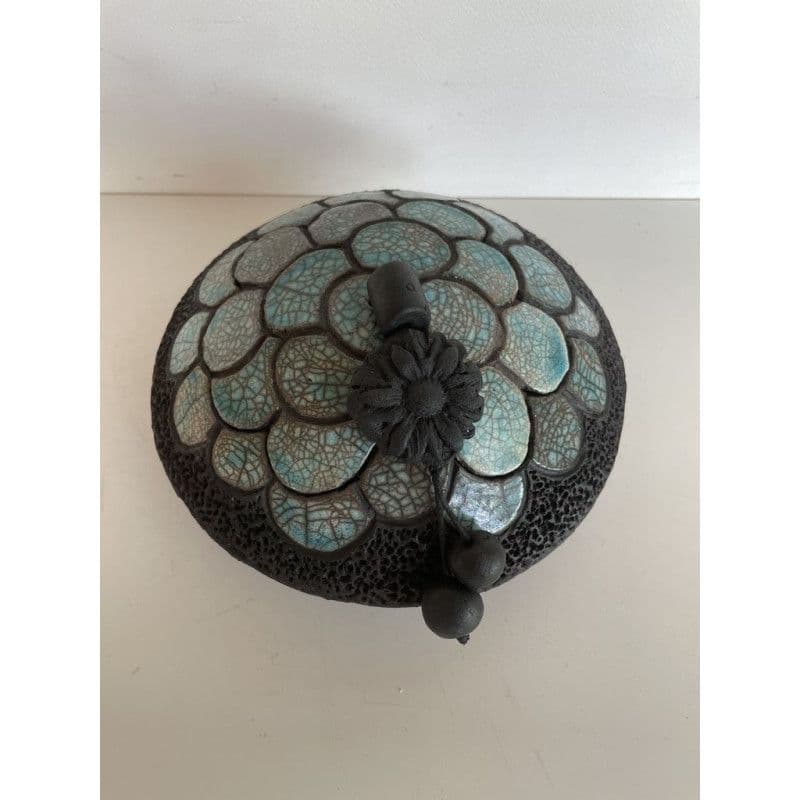 Boîte Ronde Céramique Raku — 1