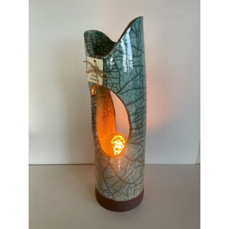 Lamp "Victoire" Ceramic Raku Two-tone — 3