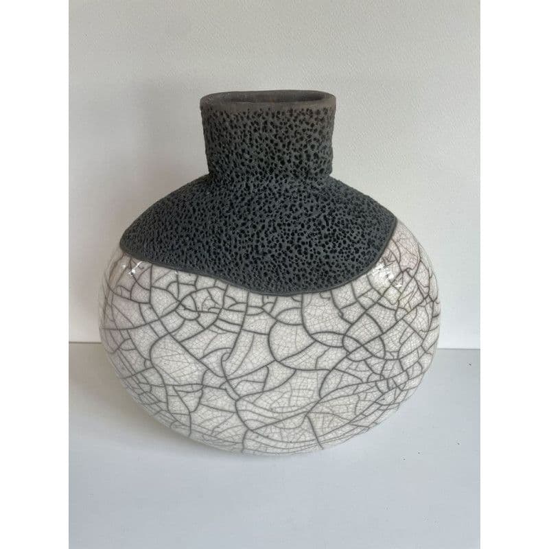 Grand Pièce Décorative Céramique Raku — 3