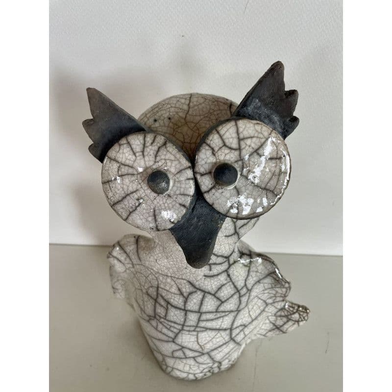 Chouette céramique raku "GM" — 5