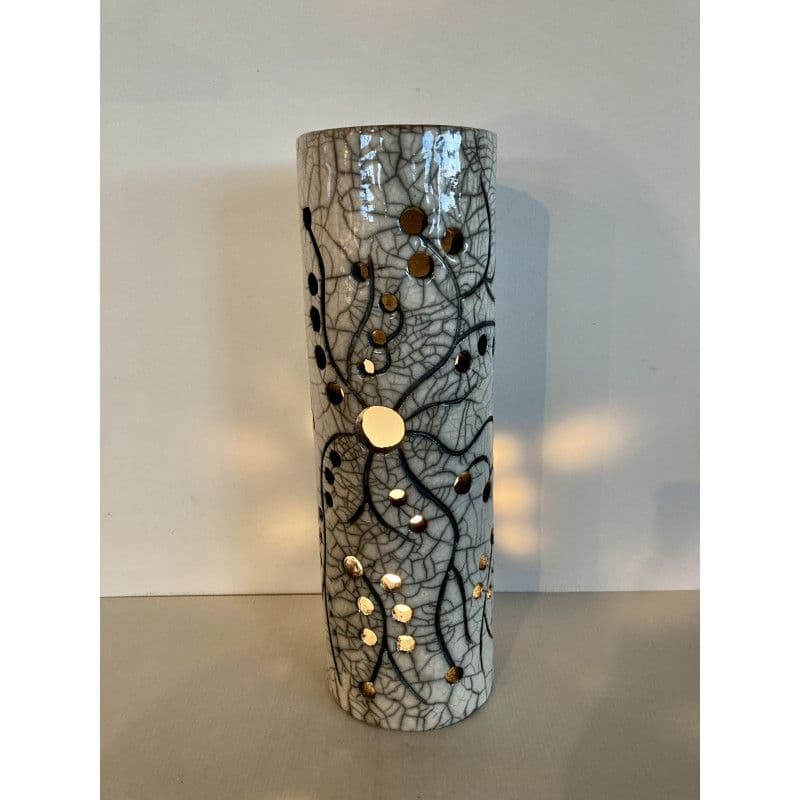 Lampe "Soleil" Céramique Raku — 2
