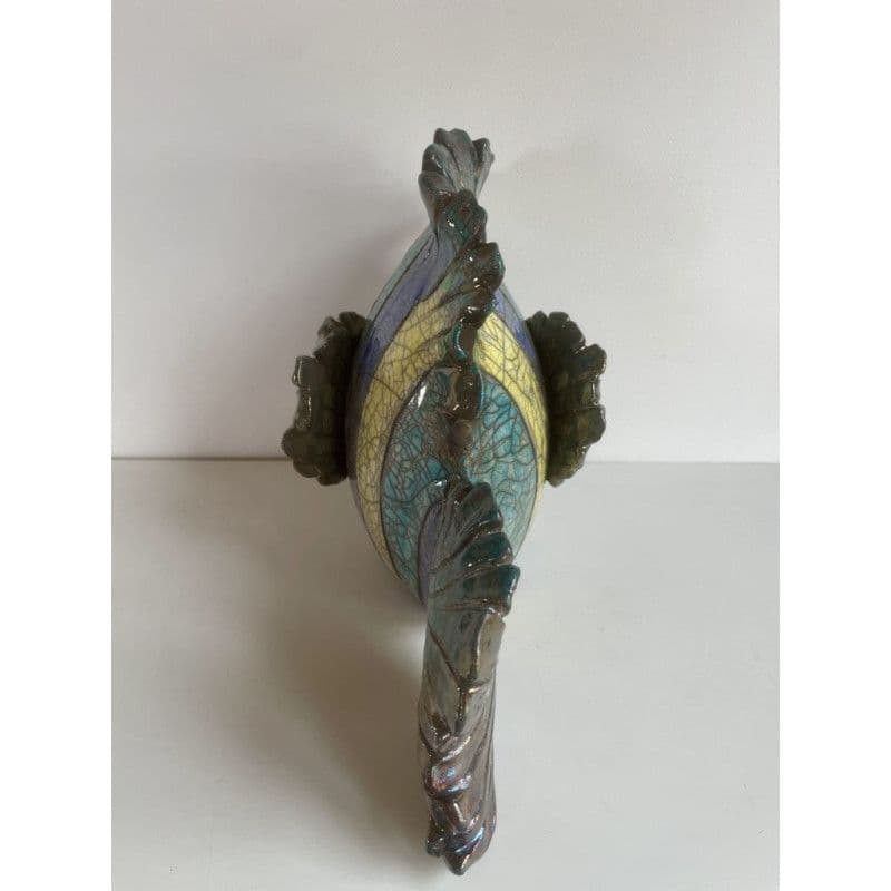 Poisson "Irisé" Grand Modèle Céramique Raku — 6