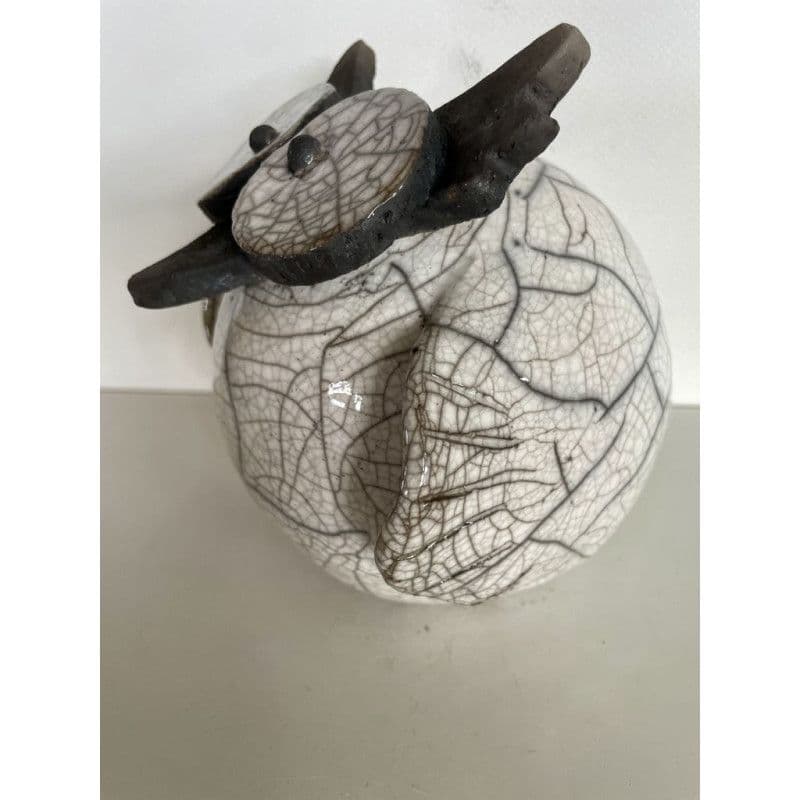"Maman" Chouette Céramique Raku — 4