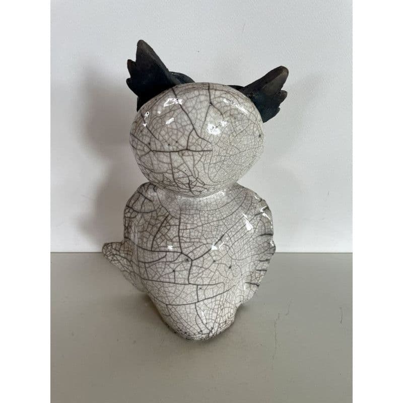 Chouette céramique raku "GM" — 3
