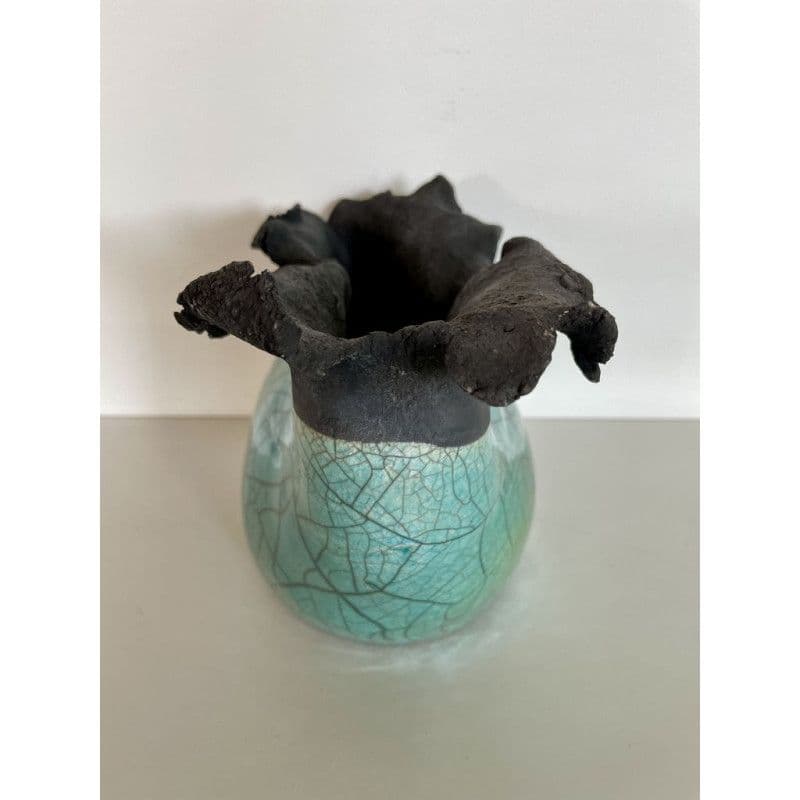 Vase "Amendine" Céramique Raku — 6
