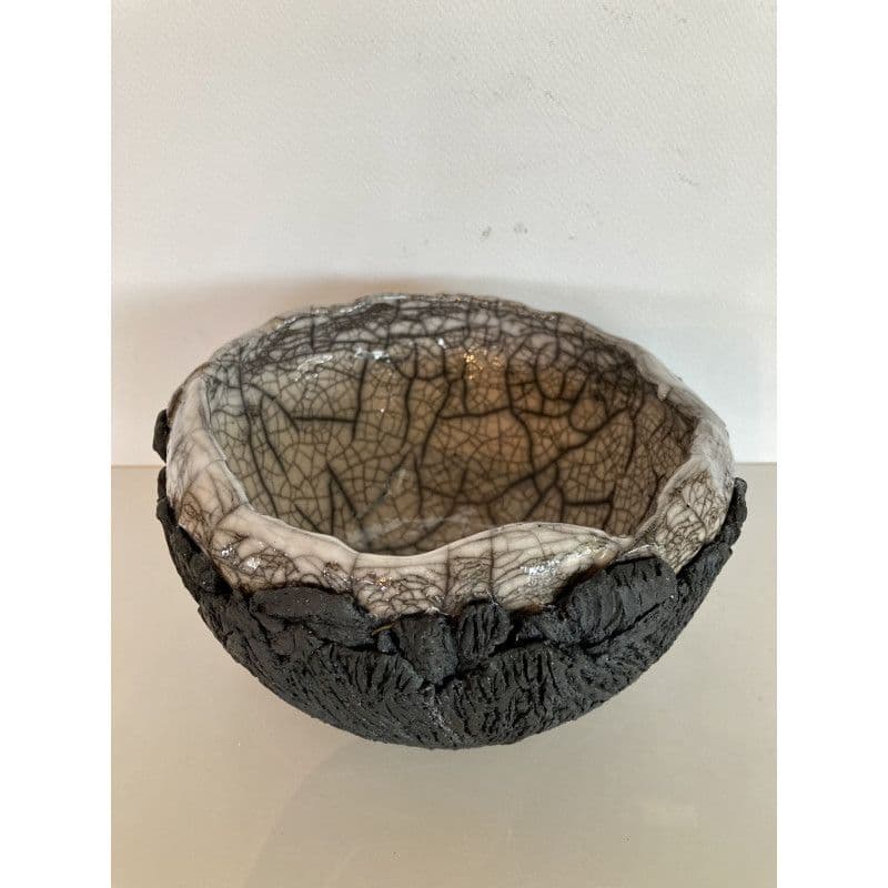 Large "Sylvia" Raku Ceramic Bow — 5