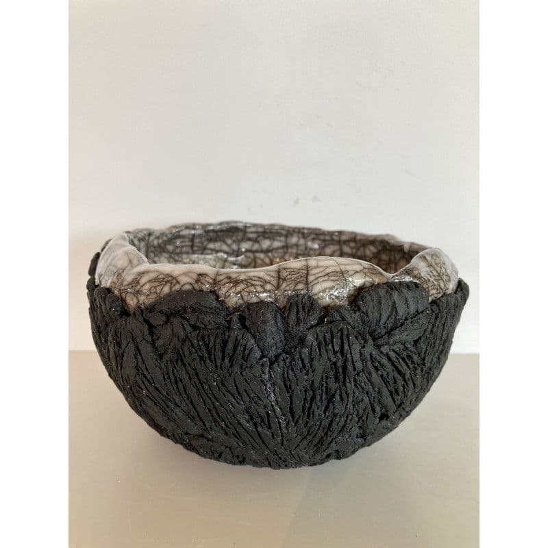 Large "Sylvia" Raku Ceramic Bow — 4