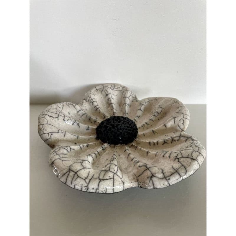 Fleur décorative ou Vide Poche Céramique Raku — 2
