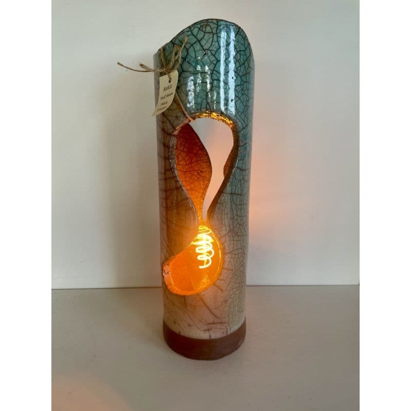 Lampe "Sofia" Céramique Raku bicolore — 3