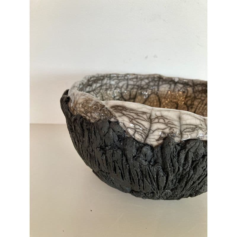Large "Sylvia" Raku Ceramic Bow — 6