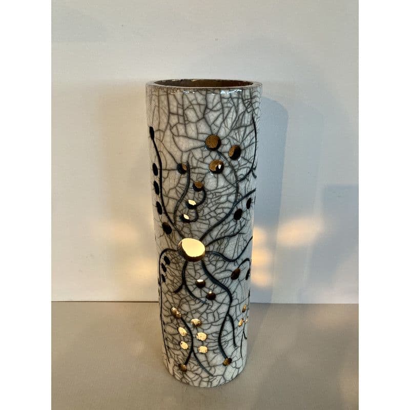 Lampe "Soleil" Céramique Raku — 1