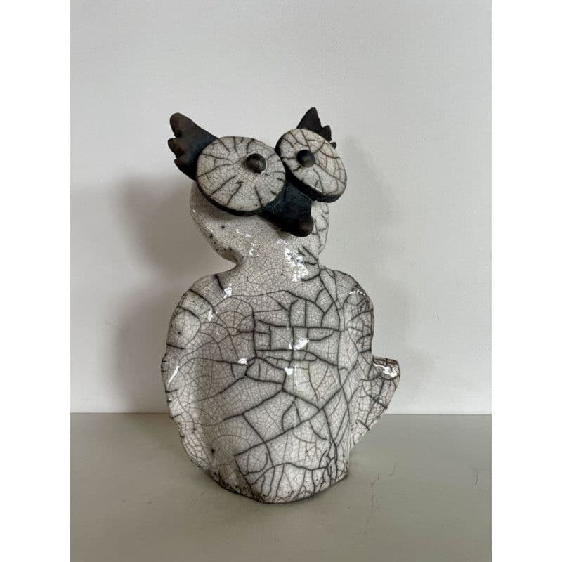Chouette céramique raku "GM" — 6