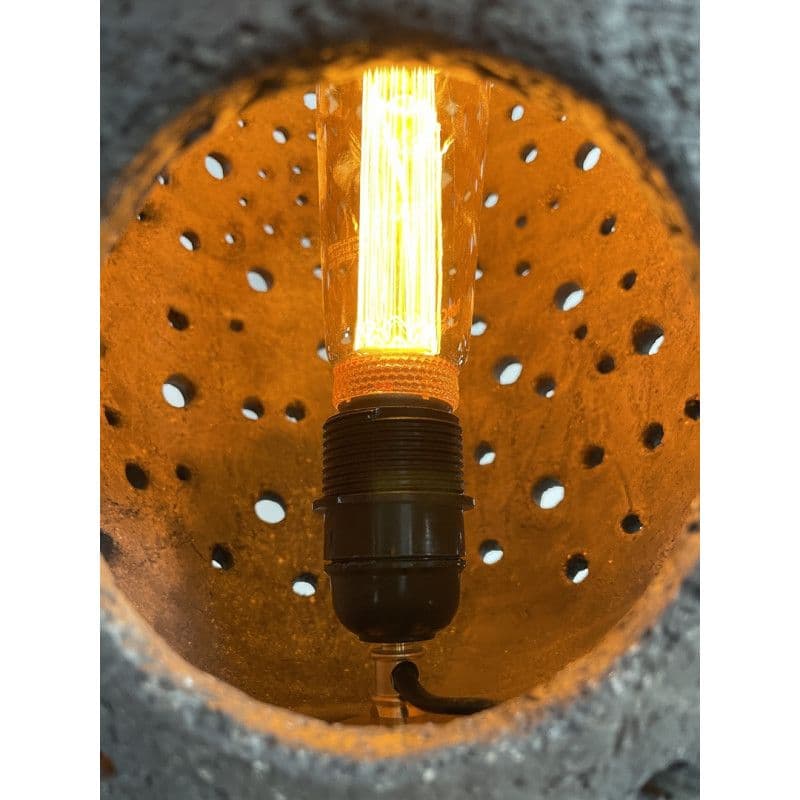 Raku Ceramic Decorative Mineral Lamp — 6