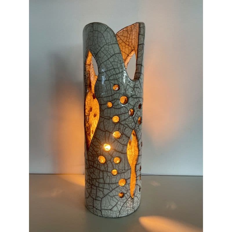 Lamp "Douce" Raku Ceramic — 1