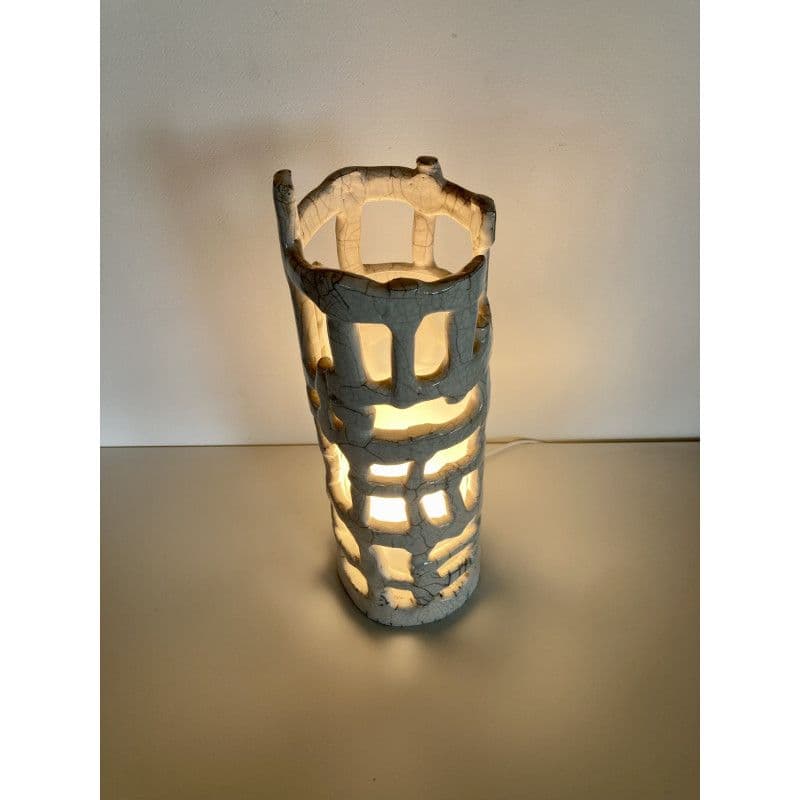 Lampe céramique raku "tresse" — 2