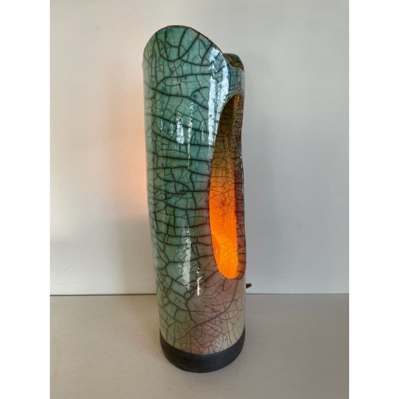 Lamp "Victoire" Ceramic Raku Two-tone — 2
