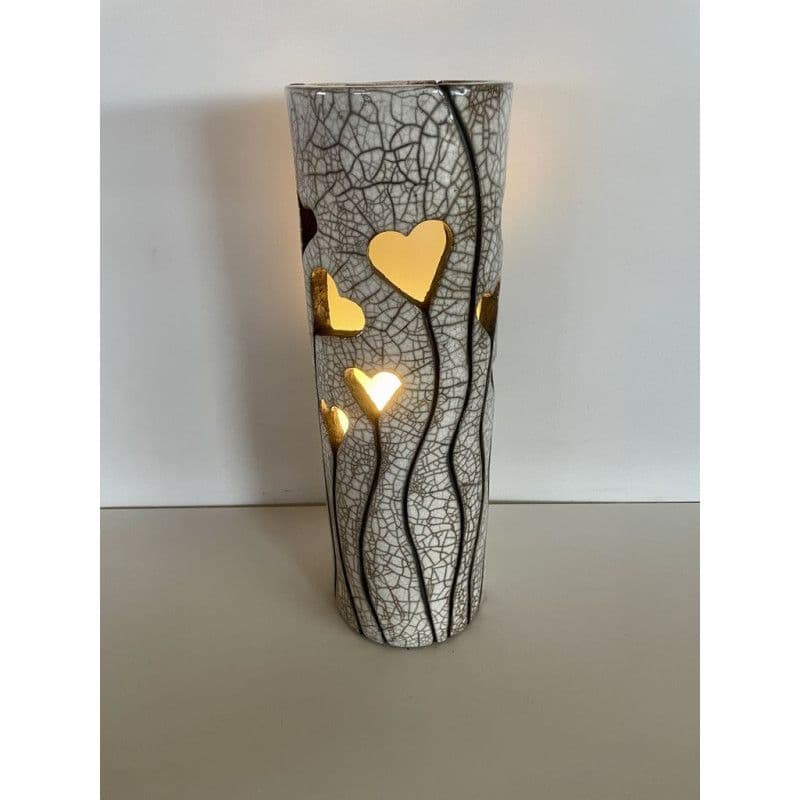 Heart Lamp in Raku Ceramic — 4