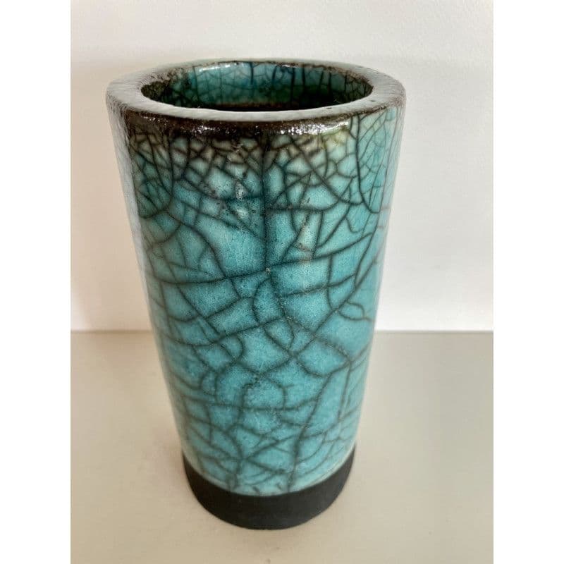 Vase céramique raku "Lagon" — 7