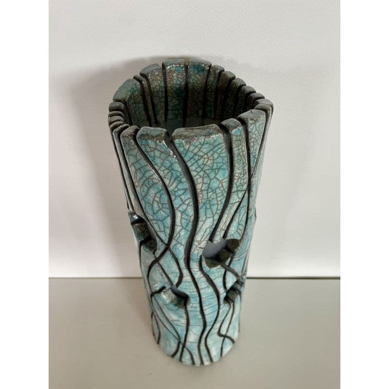 Lampe "Océane" Céramique Raku — 8