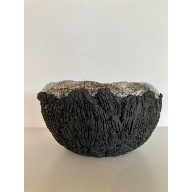 Large "Sylvia" Raku Ceramic Bow — 2