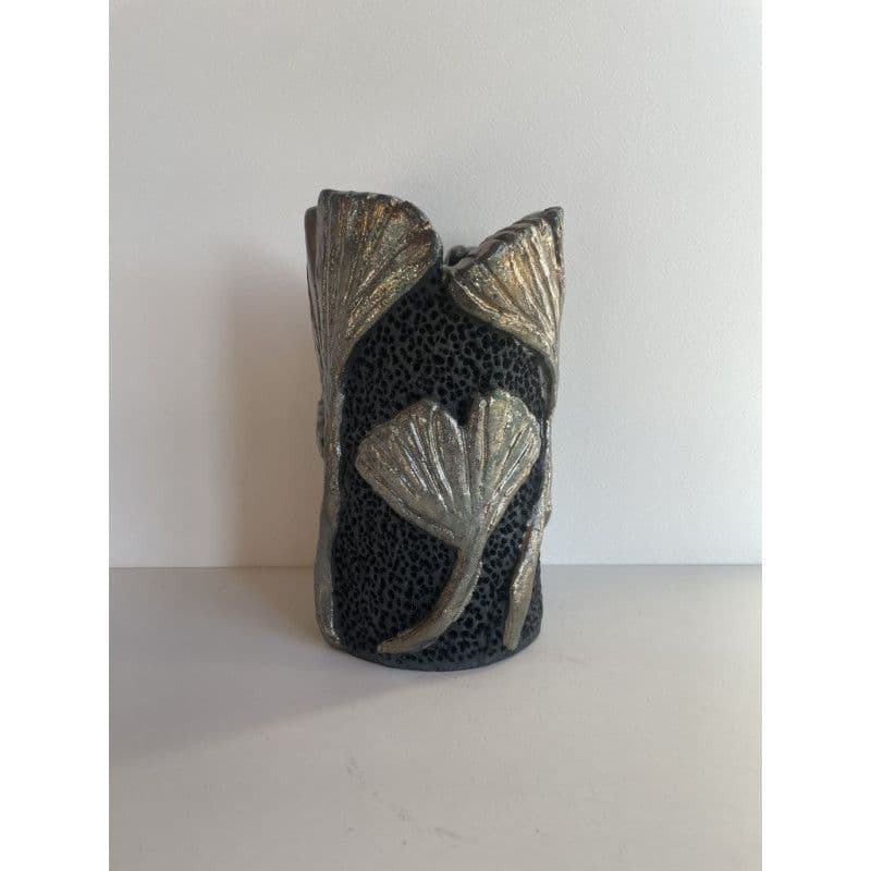 Vase "Ginkgo" Céramique Raku — 1