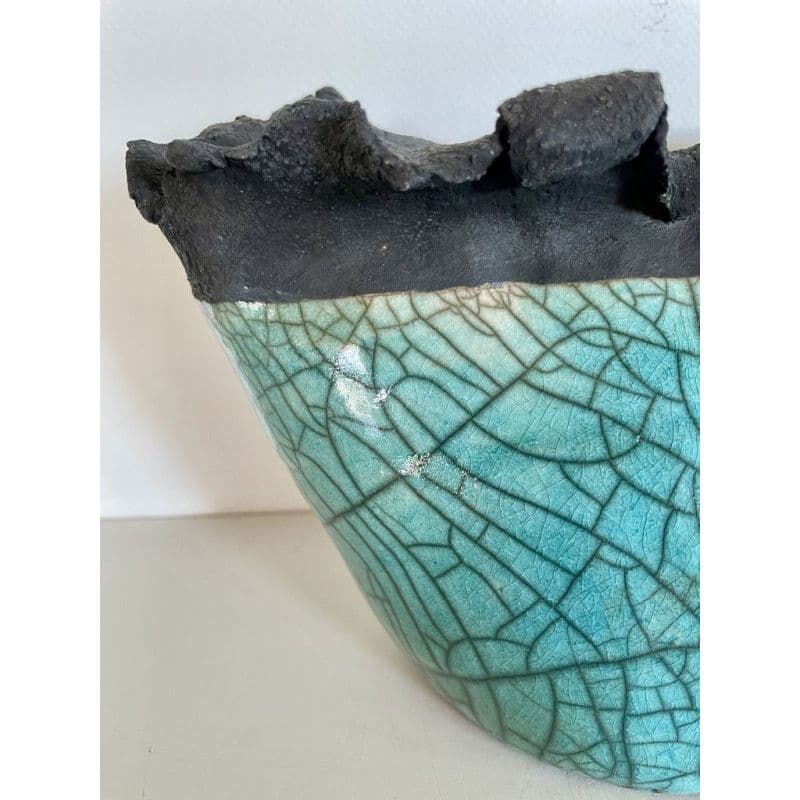 Vase "Amendine" Céramique Raku — 3