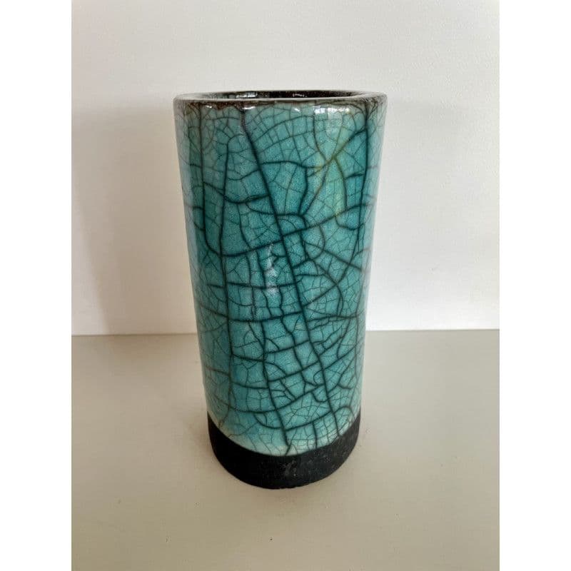 Vase céramique raku "Lagon" — 2
