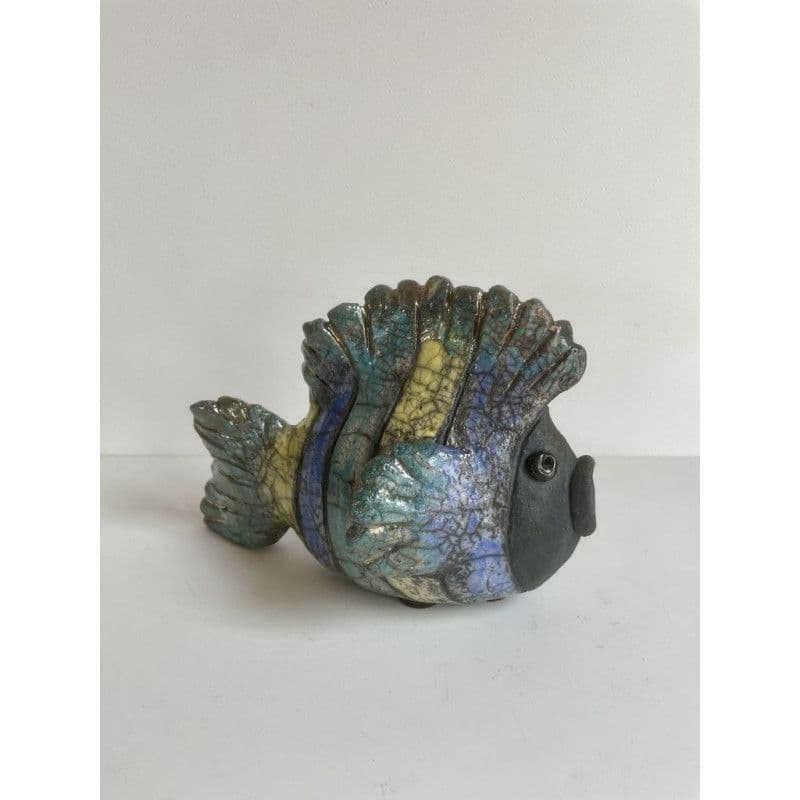 Poisson "Irisé" Céramique Raku — 3