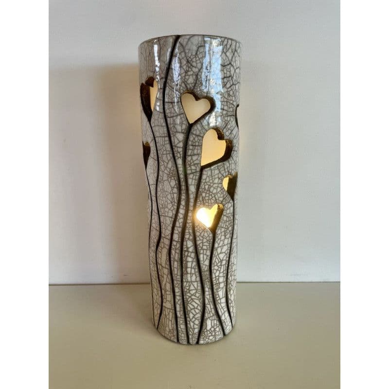 Heart Lamp in Raku Ceramic — 3