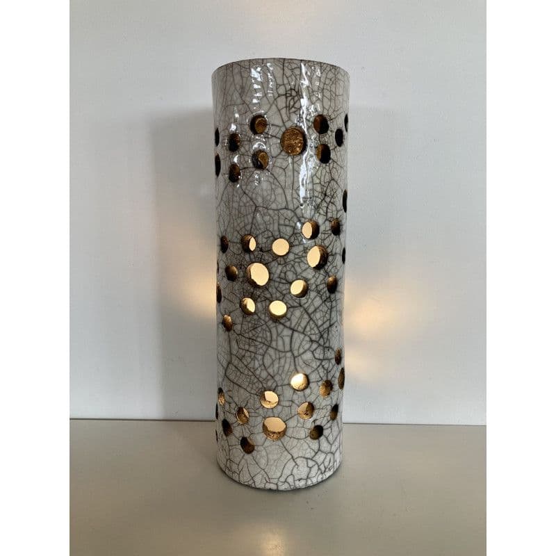 "Sofia" Lamp in Raku Ceramic — 1