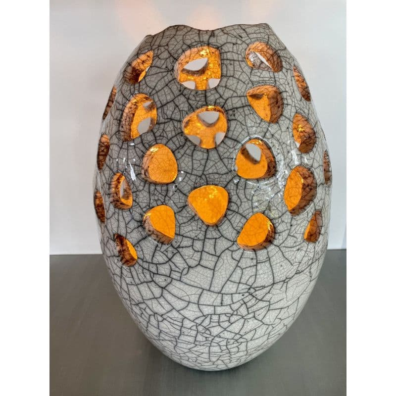 "Bellissima" Lamp in Raku Ceramic — 1