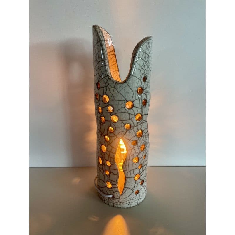 Lamp "Douce" Raku Ceramic — 5