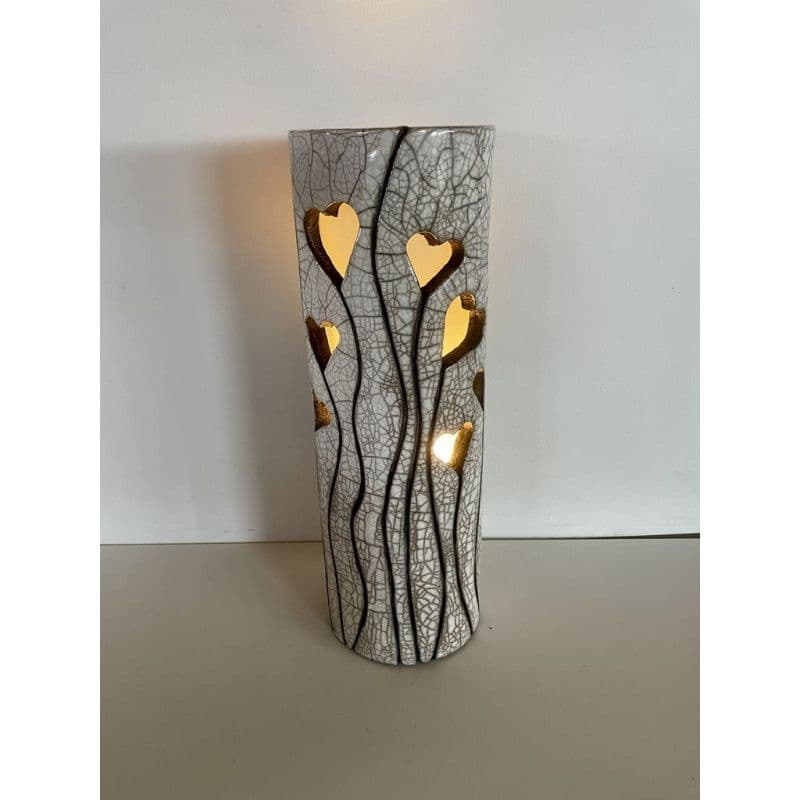 Heart Lamp in Raku Ceramic — 2